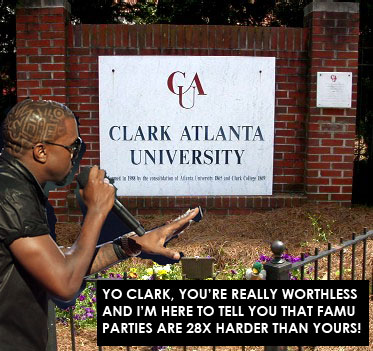 Kanye and Clark Atlanta